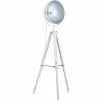 ATHM DESIGN Lampadaires Lampadaire Abat Jour Blanc Pieds Métal