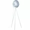 ATHM DESIGN Lampadaires Lampadaire Abat Jour Et Pied Métal Blanc
