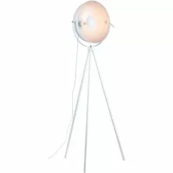 ATHM DESIGN Lampadaires Lampadaire Abat Jour Et Pied Métal Blanc -Luminaires Soldes Boutique lampadaire abat jour et pied metal blanc 6