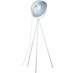 ATHM DESIGN Lampadaires Lampadaire Abat Jour Et Pied Métal Blanc -Luminaires Soldes Boutique lampadaire abat jour et pied metal blanc 7