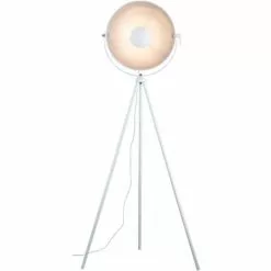 ATHM DESIGN Lampadaires Lampadaire Abat Jour Et Pied Métal Blanc -Luminaires Soldes Boutique lampadaire abat jour et pied metal blanc 8