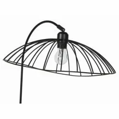 ATHM DESIGN Lampadaires Lampadaire Abat Jour Et Pied Métal Noir -Luminaires Soldes Boutique lampadaire abat jour et pied metal noir 13