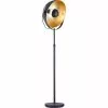 ATHM DESIGN Lampadaires Lampadaire Abat Jour Et Pied Métal Noir