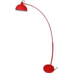 ATHM DESIGN Lampadaires Lampadaire Abat Jour Et Pied Métal Blanc -Luminaires Soldes Boutique lampadaire abat jour et pied metal rouge 2