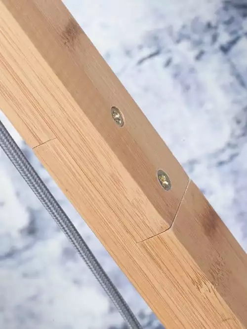 Good & Mojo Lampadaires Lampadaire Bambou Noir H176cm 6 Good & Mojo Lampadaires Lampadaire Bambou Noir H176cm – Image 6