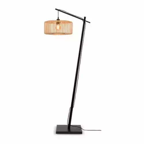 Good & Mojo Lampadaires Lampadaire Bambou Noir H176cm 1 Good & Mojo Lampadaires Lampadaire Bambou Noir H176cm