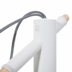 Beliani Lampadaires Lampadaire Blanc -Luminaires Soldes Boutique lampadaire blanc 3