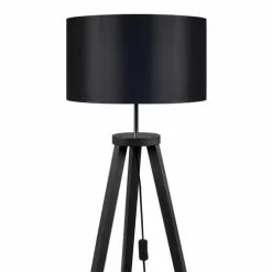 Tosel Lampadaires Lampadaire Bois Noir 7 Tosel Lampadaires Lampadaire Bois Noir -Luminaires Soldes Boutique lampadaire bois noir 2