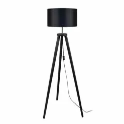 Tosel Lampadaires Lampadaire Bois Noir