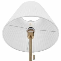 Beliani Lampes à Poser Lampadaire Cuivré Et Blanc En Métal -Luminaires Soldes Boutique lampadaire cuivre et blanc en metal 4