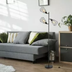 Homcom Lampadaires Lampadaire Design Industriel 3 Ampoules H165 Cm Noir 10 Homcom Lampadaires Lampadaire Design Industriel 3 Ampoules H165 Cm Noir -Luminaires Soldes Boutique lampadaire design industriel 3 ampoules h165 cm noir 3