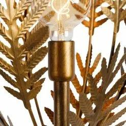 QAZQA Lampadaires Lampadaire En Acier Doré/laiton -Luminaires Soldes Boutique lampadaire en acier dore laiton 22