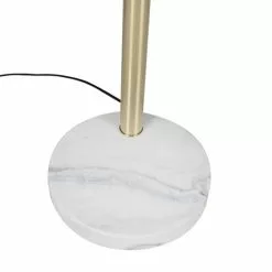 QAZQA Lampadaires Lampadaire En Acier Doré/laiton -Luminaires Soldes Boutique lampadaire en acier dore laiton 8