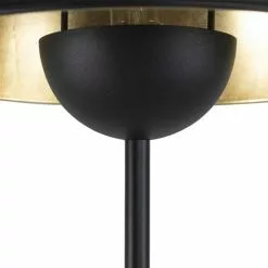 QAZQA Lampadaires Lampadaire En Acier Noir -Luminaires Soldes Boutique lampadaire en acier noir 13