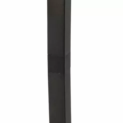 QAZQA Lampadaires Lampadaire En Acier Noir -Luminaires Soldes Boutique lampadaire en acier noir 25