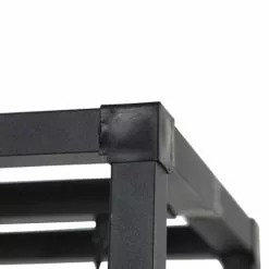 QAZQA Lampadaires Lampadaire En Acier Noir -Luminaires Soldes Boutique lampadaire en acier noir 26