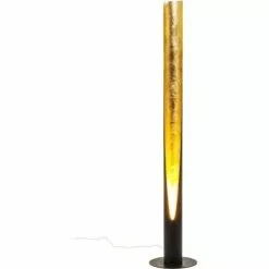 Kare Design Lampadaires Lampadaire En Acier Noir Et Doré H140 -Luminaires Soldes Boutique lampadaire en acier noir et dore h140 2