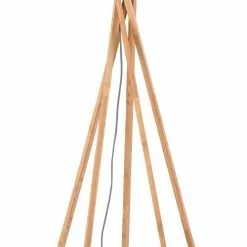 Good & Mojo Lampadaires Lampadaire En Bambou Et Lin Gris H160cm -Luminaires Soldes Boutique lampadaire en bambou et lin gris h160cm 5
