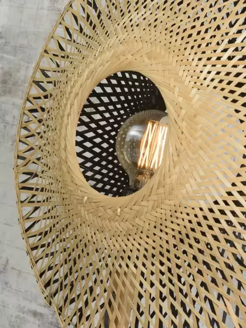 Good & Mojo Lampadaires Lampadaire En Bambou Naturel H170cm 2 Good & Mojo Lampadaires Lampadaire En Bambou Naturel H170cm – Image 2