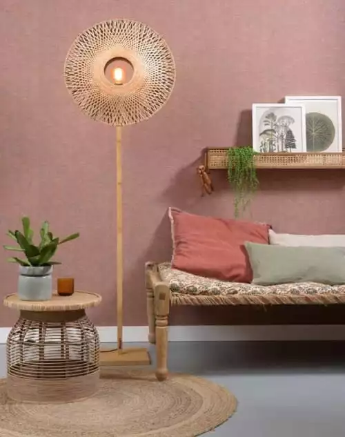 Good & Mojo Lampadaires Lampadaire En Bambou Naturel H180cm 2 Good & Mojo Lampadaires Lampadaire En Bambou Naturel H180cm – Image 2