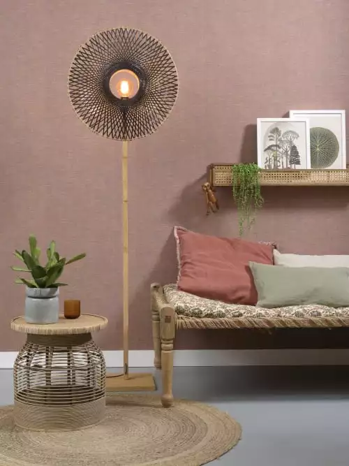 Good & Mojo Lampadaires Lampadaire En Bambou Naturel H180cm 3 Good & Mojo Lampadaires Lampadaire En Bambou Naturel H180cm – Image 3