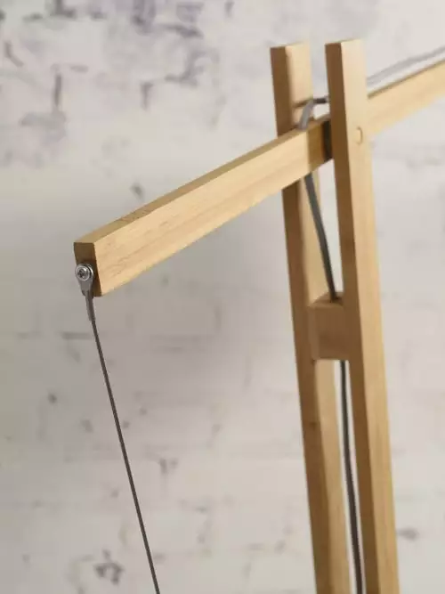 Good & Mojo Lampadaires Lampadaire En Bambou Noir H207cm 4 Good & Mojo Lampadaires Lampadaire En Bambou Noir H207cm – Image 4