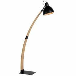 Lucide Lampadaires Lampadaire En Bois Noir