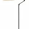 It's About Romi Lampadaires Lampadaire En Fer Abat-jour En Coton Noir, H. 190cm
