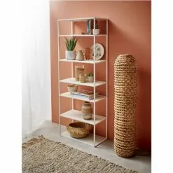 Pomax Lampadaires Lampadaire En Fibre Naturelle H120cm Naturel -Luminaires Soldes Boutique lampadaire en fibre naturelle h120cm naturel 3