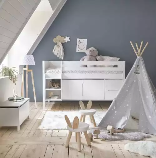 Maisons Du Monde Lampadaires Enfant Lampadaire En Hévéa Et Abat-jour Imprimé étoiles 4 Maisons Du Monde Lampadaires Enfant Lampadaire En Hévéa Et Abat-jour Imprimé étoiles – Image 4