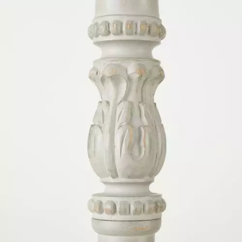 Maisons Du Monde Lampadaires Lampadaire En Manguier Et Abat-jour Blanc Cassé H162 2 Maisons Du Monde Lampadaires Lampadaire En Manguier Et Abat-jour Blanc Cassé H162 – Image 2