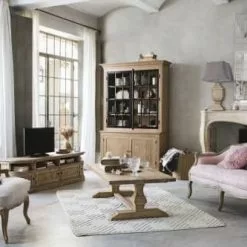 Maisons Du Monde Lampadaires Lampadaire En Manguier Et Abat-jour écru H166 -Luminaires Soldes Boutique lampadaire en manguier et abat jour ecru h166 1000 3 32 191338 7