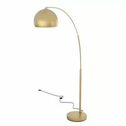 Rendez Vous Déco Lampadaires Lampadaire En Métal Couleur Laiton -Luminaires Soldes Boutique lampadaire en metal couleur laiton 2