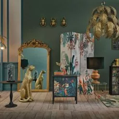 Maisons Du Monde Lampadaires Lampadaire En Métal Doré Découpé Feuilles De Palmier H164 -Luminaires Soldes Boutique lampadaire en metal dore decoupe feuilles de palmier h164 1000 10 4 222880 3