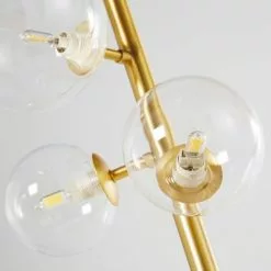Maisons Du Monde Lampadaires Lampadaire En Métal Doré Et 6 Globes En Verre H160 -Luminaires Soldes Boutique lampadaire en metal dore et 6 globes en verre h160 1000 10 38 182488 3