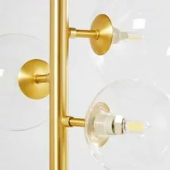 Maisons Du Monde Lampadaires Lampadaire En Métal Doré Et 6 Globes En Verre H160 -Luminaires Soldes Boutique lampadaire en metal dore et 6 globes en verre h160 1000 10 38 182488 4