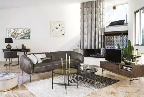 Maisons Du Monde Lampadaires Lampadaire En Métal Doré H206cm 4 Maisons Du Monde Lampadaires Lampadaire En Métal Doré H206cm – Image 4