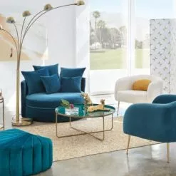 Maisons Du Monde Lampadaires Lampadaire En Métal Doré H210 -Luminaires Soldes Boutique lampadaire en metal dore h210 1000 12 23 190837 3