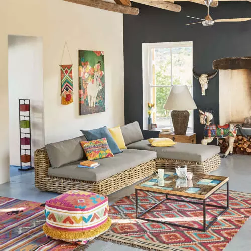 Maisons Du Monde Lampadaires Lampadaire En Métal Et Cuir De Chèvre Multicolore H 125 Cm 5 Maisons Du Monde Lampadaires Lampadaire En Métal Et Cuir De Chèvre Multicolore H 125 Cm – Image 5