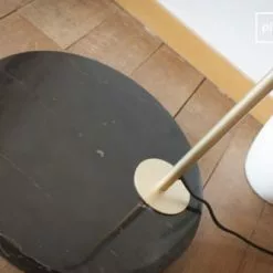 PIB Lampadaires Lampadaire En Métal Et Marbre Noir -Luminaires Soldes Boutique lampadaire en metal et marbre noir 2