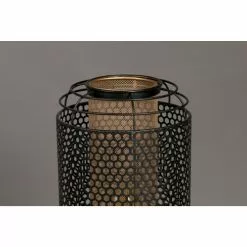 Dutchbone Lampadaires Lampadaire En Métal H111cm Noir -Luminaires Soldes Boutique lampadaire en metal h111cm noir 4