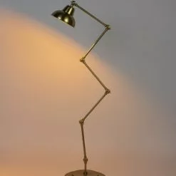 Drawer Lampadaires Lampadaire En Métal H158cm Laiton -Luminaires Soldes Boutique lampadaire en metal h158cm laiton 1