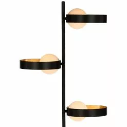 Keria Lampadaires Lampadaire En Métal Noir -Luminaires Soldes Boutique lampadaire en metal noir 26