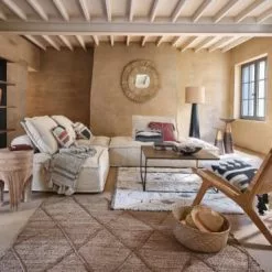 Maisons Du Monde Lampadaires Lampadaire En Métal Noir Et Abat-jour En Jute H149 -Luminaires Soldes Boutique lampadaire en metal noir et abat jour en jute h149 1000 9 18 210758 4