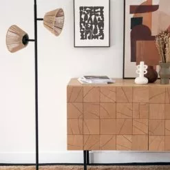 Maisons Du Monde Lampadaires Lampadaire En Métal Noir Et Corde Beige H149 -Luminaires Soldes Boutique lampadaire en metal noir et corde beige h149 1000 6 33 227993 2