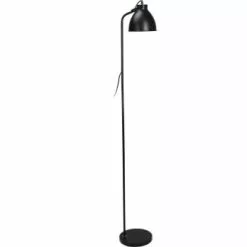 Wadiga Lampadaires Lampadaire En Métal Gris H155cm -Luminaires Soldes Boutique lampadaire en metal noir h155cm