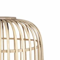 QAZQA Lampadaires Lampadaire En Rotin Beige -Luminaires Soldes Boutique lampadaire en rotin beige 10