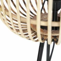 QAZQA Lampadaires Lampadaire En Rotin Beige -Luminaires Soldes Boutique lampadaire en rotin beige 8