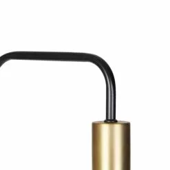 QAZQA Lampadaires Lampadaire En Verre Doré/laiton -Luminaires Soldes Boutique lampadaire en verre dore laiton 5