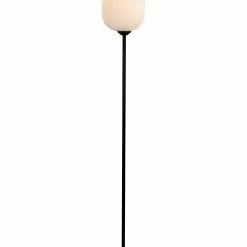 Dyberg Larsen Lampadaires Lampadaire En Verre Et Métal Noir Mat, H 150 Cm D 20 Cm -Luminaires Soldes Boutique lampadaire en verre et metal noir mat h 150 cm d 20 cm 2
